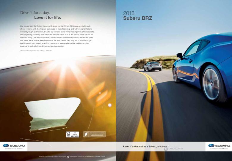 2013 Subaru BRZ Packages & Options 2013 Subaru BRZ Packages & Options